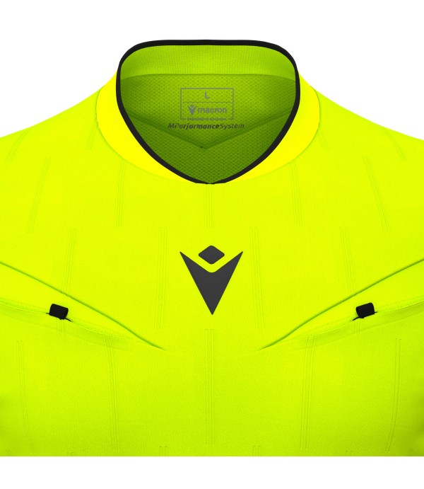 MENDEZ ECO REFEREE SHIRT SS NYEL/BLK