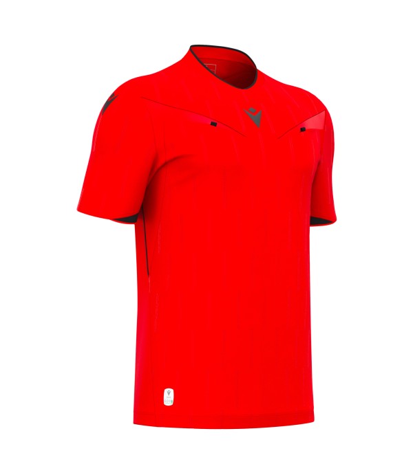 MENDEZ ECO REFEREE SHIRT SS BRED/BLK