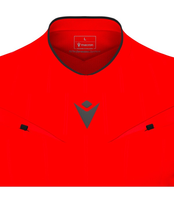 MENDEZ ECO REFEREE SHIRT SS BRED/BLK