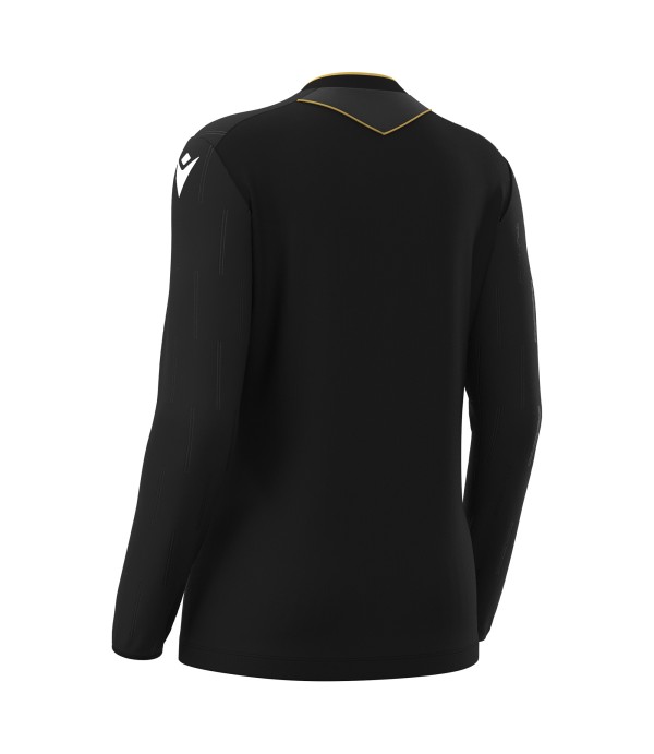 TESS ECO WMN REFEREE SHIRT LS BLK/GLD
