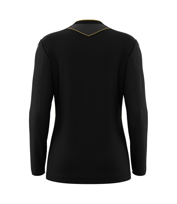 TESS ECO WMN REFEREE SHIRT LS BLK/GLD