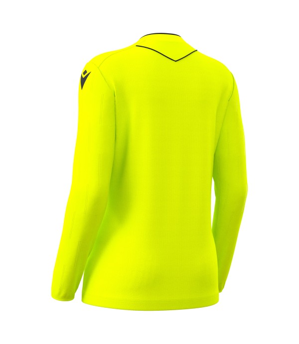 TESS ECO WMN REFEREE SHIRT LS NYEL/BLK