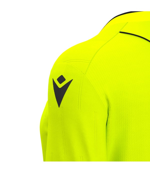 TESS ECO WMN REFEREE SHIRT LS NYEL/BLK