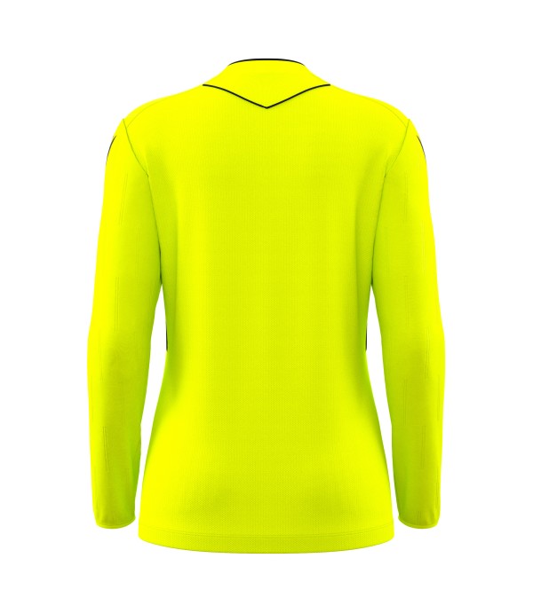 TESS ECO WMN REFEREE SHIRT LS NYEL/BLK