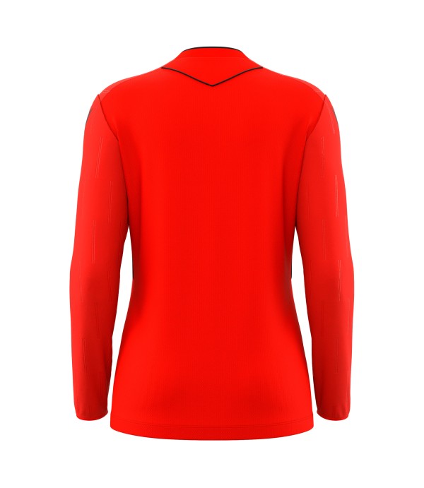 TESS ECO WMN REFEREE SHIRT LS BRED/BLK