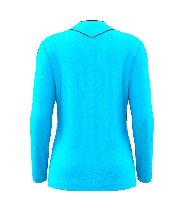 TESS ECO WMN REFEREE SHIRT LS NSKY/BLK