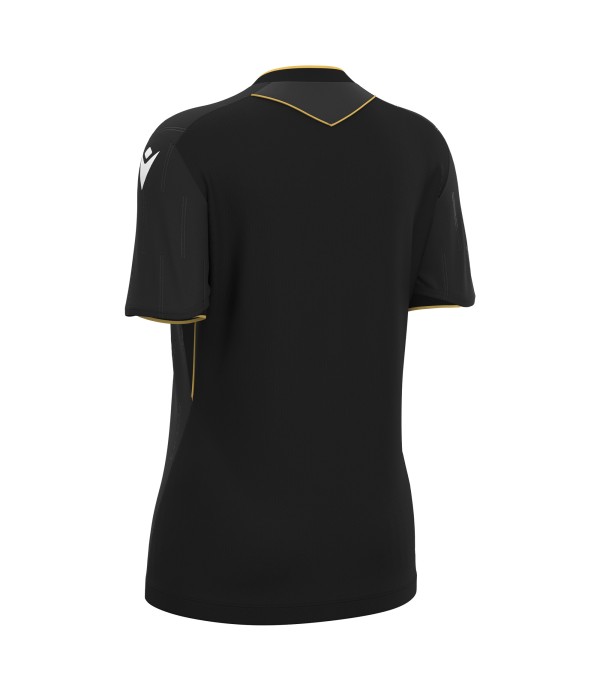 TESS ECO WMN REFEREE SHIRT SS BLK/GLD