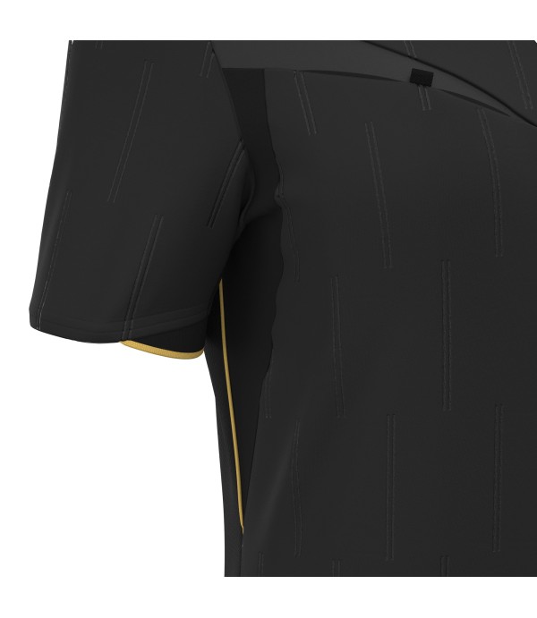 TESS ECO WMN REFEREE SHIRT SS BLK/GLD