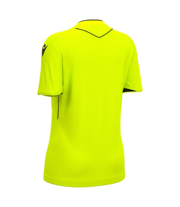 TESS ECO WMN REFEREE SHIRT SS NYEL/BLK