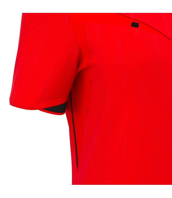 TESS ECO WMN REFEREE SHIRT SS BRED/BLK
