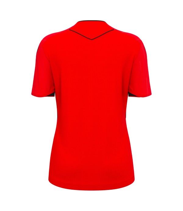 TESS ECO WMN REFEREE SHIRT SS BRED/BLK