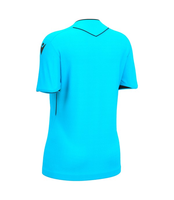 TESS ECO WMN REFEREE SHIRT SS NSKY/BLK