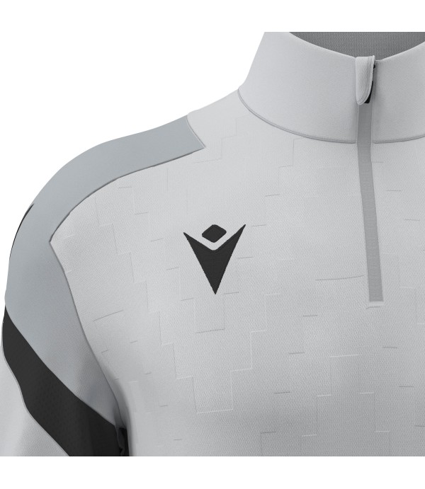 HOLLOW 1/4 ZIP TOP SGRY/ANT