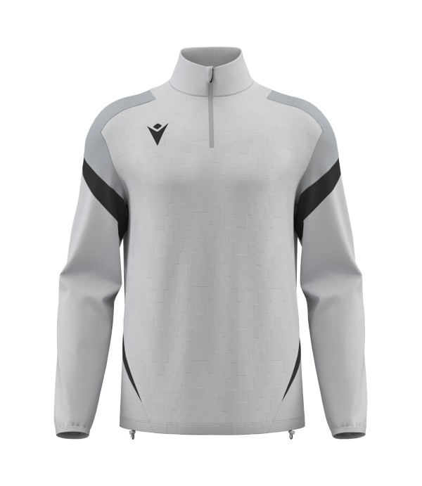 HOLLOW 1/4 ZIP TOP SGRY/ANT