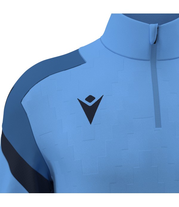 HOLLOW 1/4 ZIP TOP ISKY/NAV