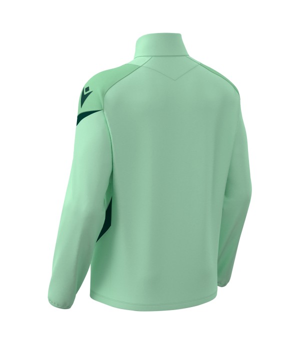 HOLLOW 1/4 ZIP TOP MINT/BGRN