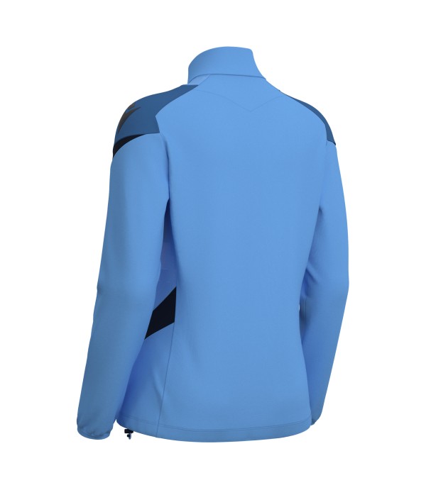 LEONA 1/4 ZIP WMN TOP ISKY/NAV