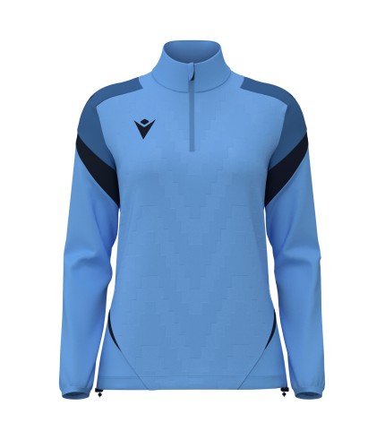 LEONA 1/4 ZIP WMN TOP ISKY/NAV
