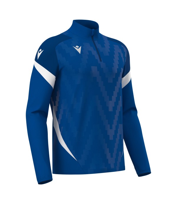 STARFALL 1/4 ZIP TOP ROY/WHT