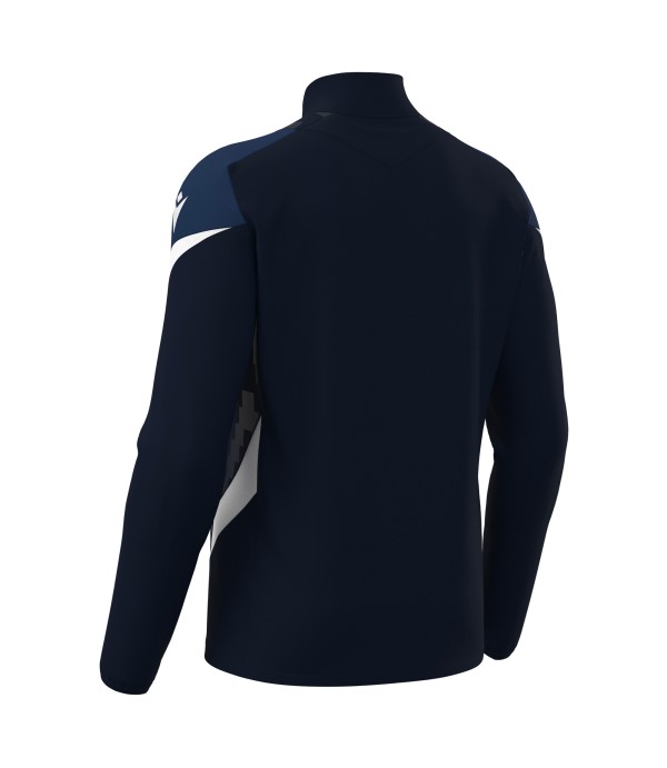 STARFALL 1/4 ZIP TOP NAV/WHT