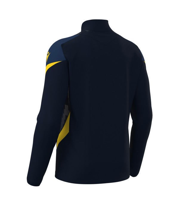 STARFALL 1/4 ZIP TOP NAV/YEL