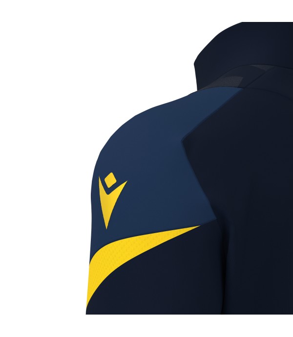 STARFALL 1/4 ZIP TOP NAV/YEL