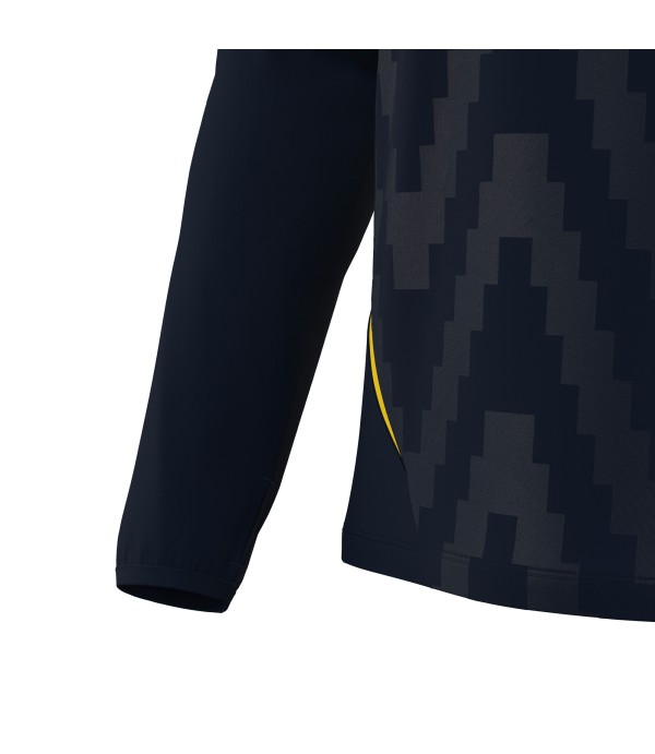 STARFALL 1/4 ZIP TOP NAV/YEL