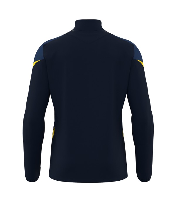 STARFALL 1/4 ZIP TOP NAV/YEL