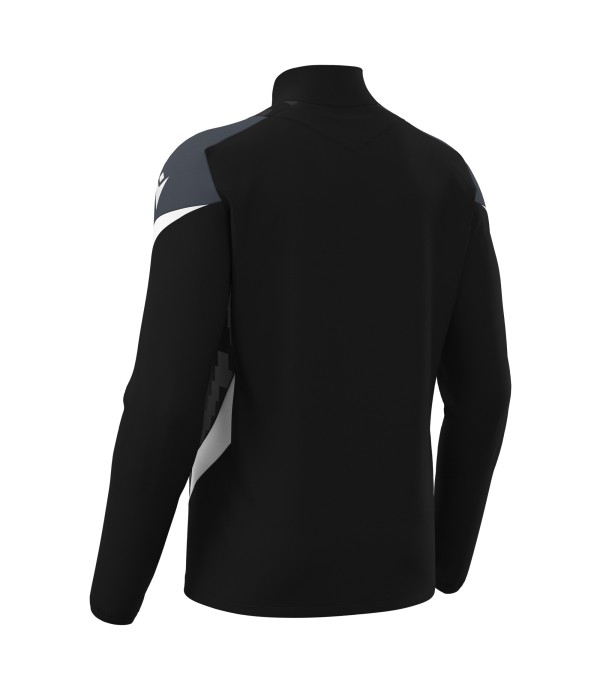 STARFALL 1/4 ZIP TOP BLK/WHT