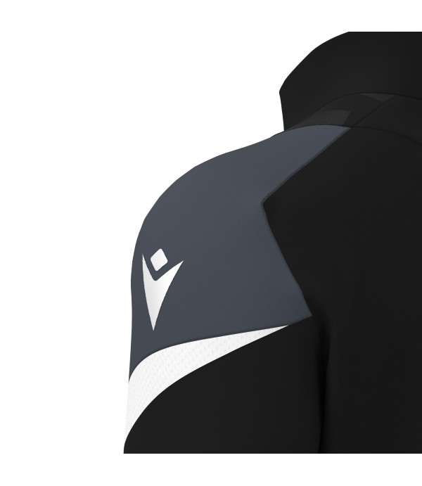 STARFALL 1/4 ZIP TOP BLK/WHT