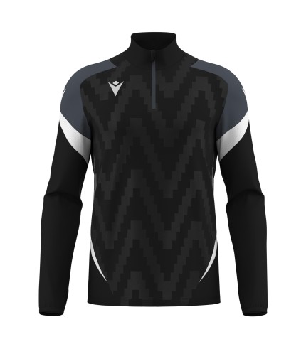 STARFALL 1/4 ZIP TOP BLK/WHT