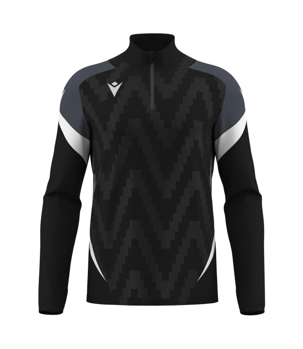 STARFALL 1/4 ZIP TOP BLK/WHT