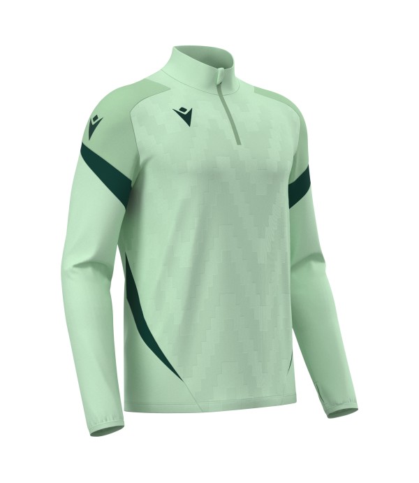 STARFALL 1/4 ZIP TOP MINT/BGRN