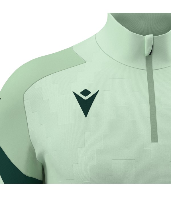 STARFALL 1/4 ZIP TOP MINT/BGRN