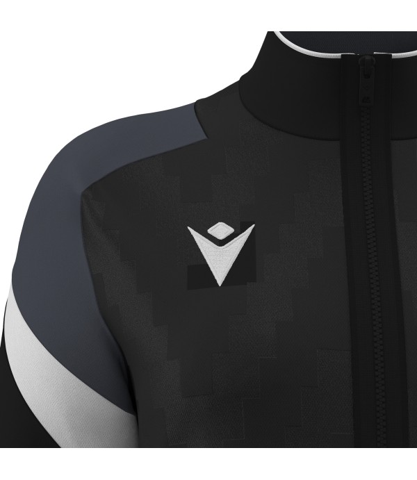 ATHENA WOMAN FULL ZIP TOP BLK/WHT