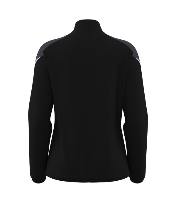 ATHENA WOMAN FULL ZIP TOP BLK/WHT
