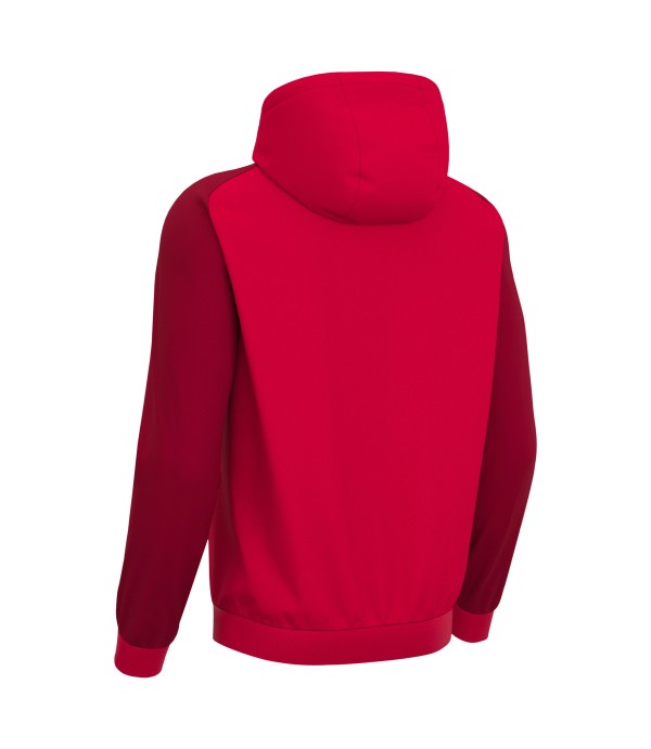 CHRONOS FULL ZIP HOODY TOP RED/DRED