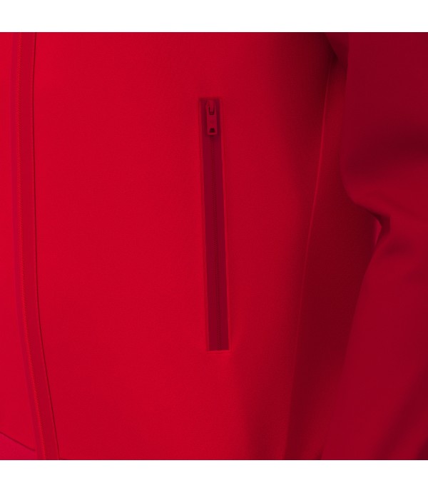 CHRONOS FULL ZIP HOODY TOP RED/DRED