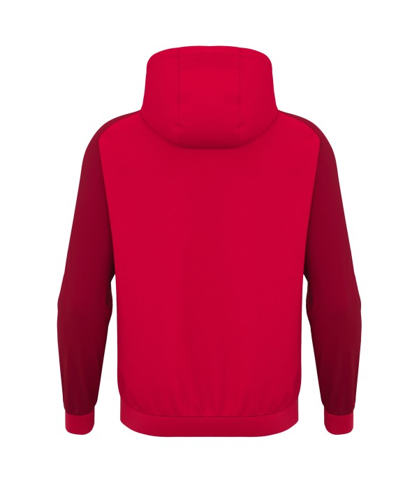 CHRONOS FULL ZIP HOODY TOP RED/DRED