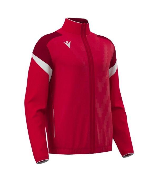 ODIN FULL ZIP TOP RED/WHT