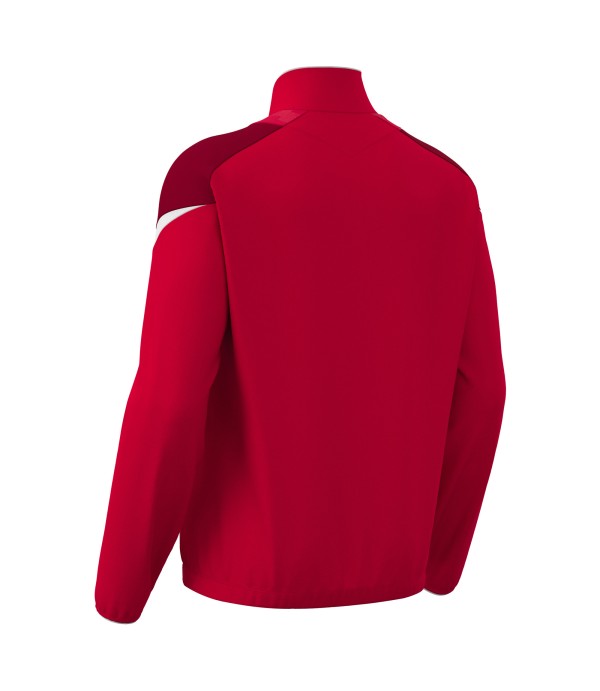 ODIN FULL ZIP TOP RED/WHT