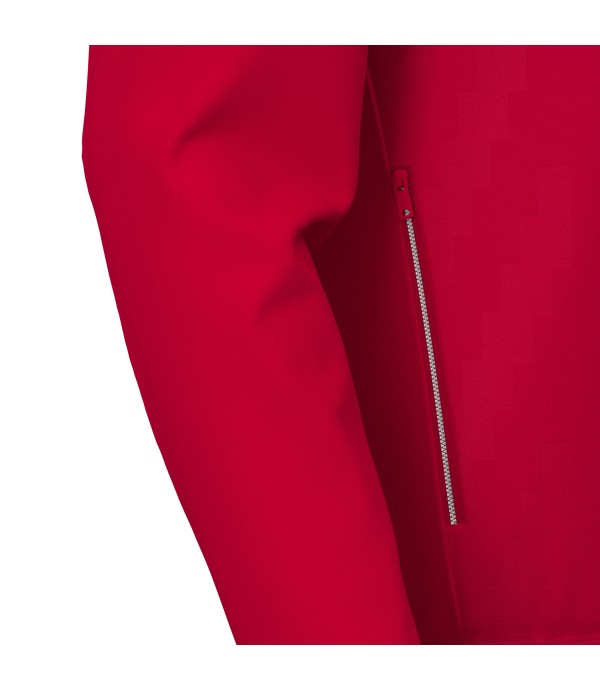 ODIN FULL ZIP TOP RED/WHT