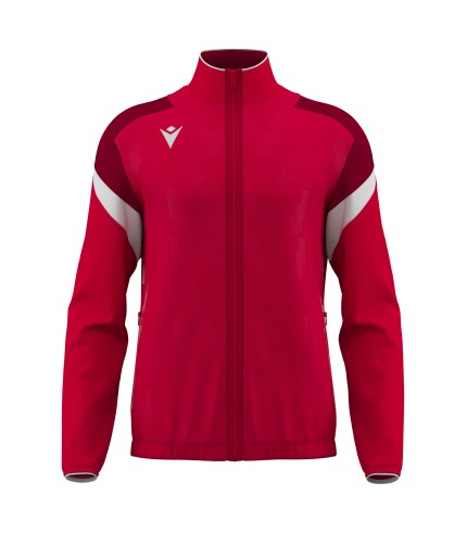 ODIN FULL ZIP TOP RED/WHT