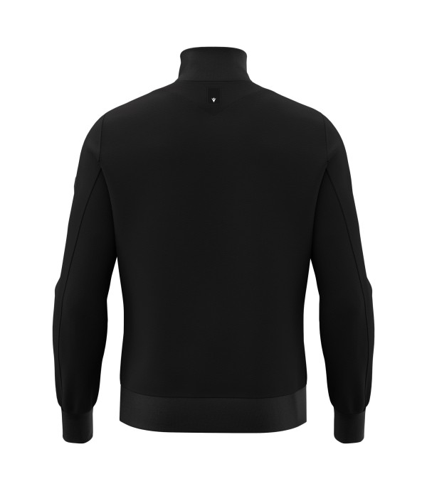 ATH ICON LAGOON CTNPLY FZIP TOP BLK/DGRY