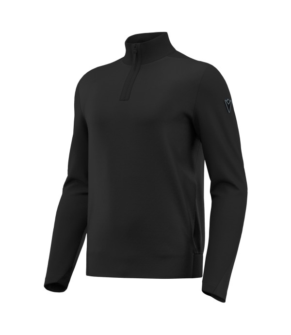 ATH ICON LUNARIS 1/4 ZIP SWEATSHRT BLK/DGRY