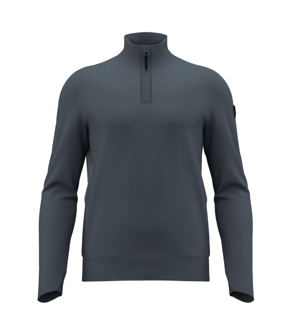 ATH ICON LUNARIS 1/4 ZIP SWEATSHRT MGRY/DGRY