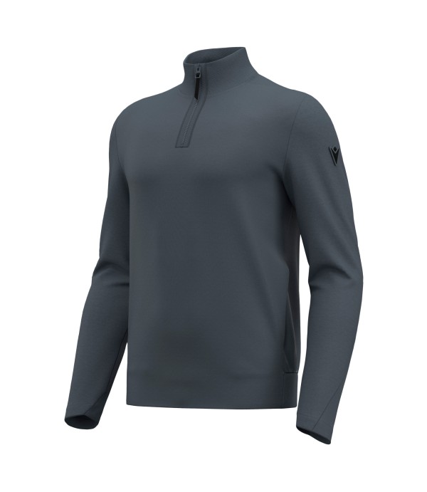 ATH ICON LUNARIS 1/4 ZIP SWEATSHRT MGRY/DGRY