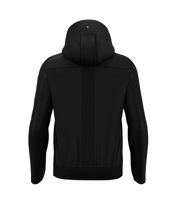 ATH ICON MIDNIGHT HOODED FZIP SWEATSHRT BLK/DGRY