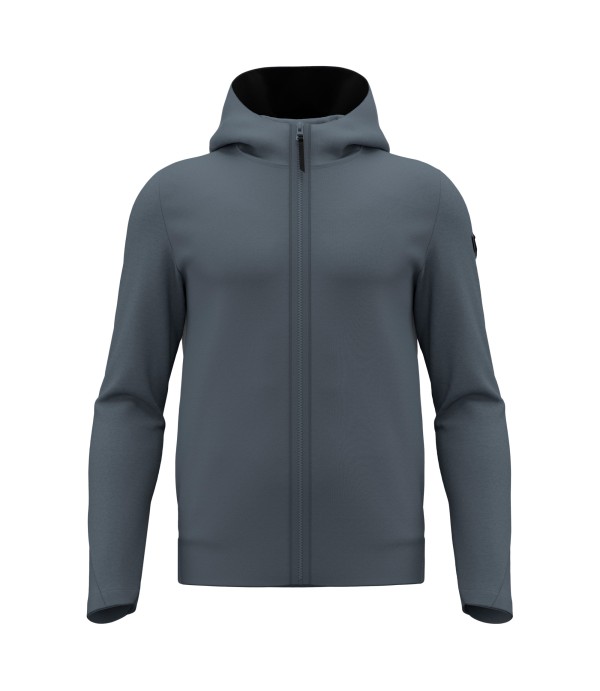 ATH ICON MIDNIGHT HOODED FZIP SWEATSHRT MGRY/DGRY