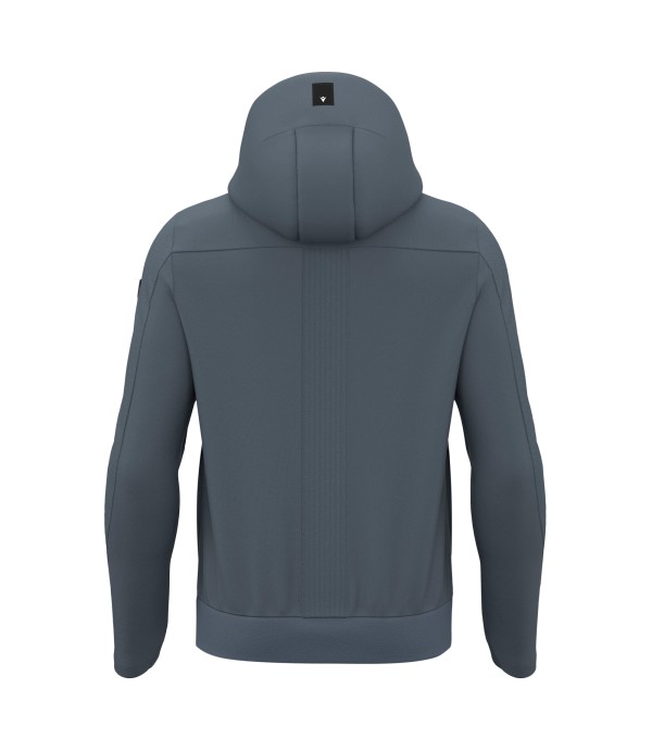 ATH ICON MIDNIGHT HOODED FZIP SWEATSHRT MGRY/DGRY